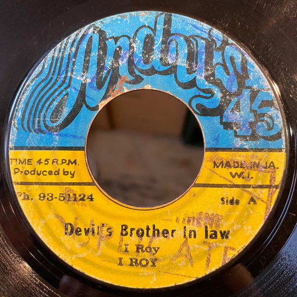 PARAGONS / I ROY [Left With A Broken Heart / Devils Brother In Law]