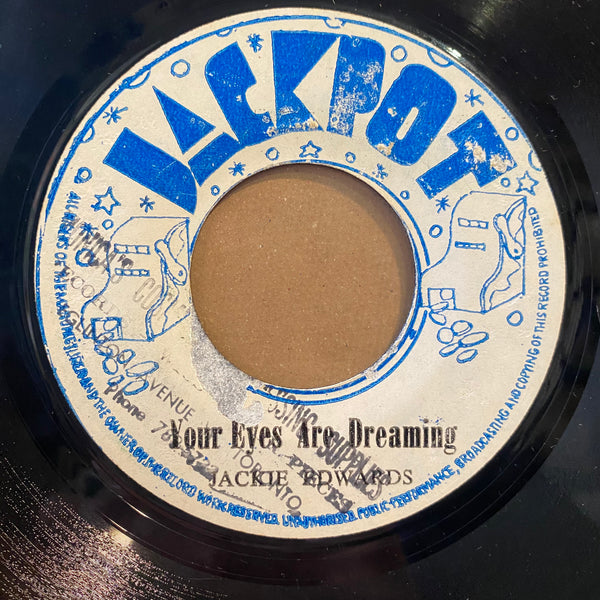 JACKIE EDWARDS [Your Eyes Are Dreaming  / On The Run]