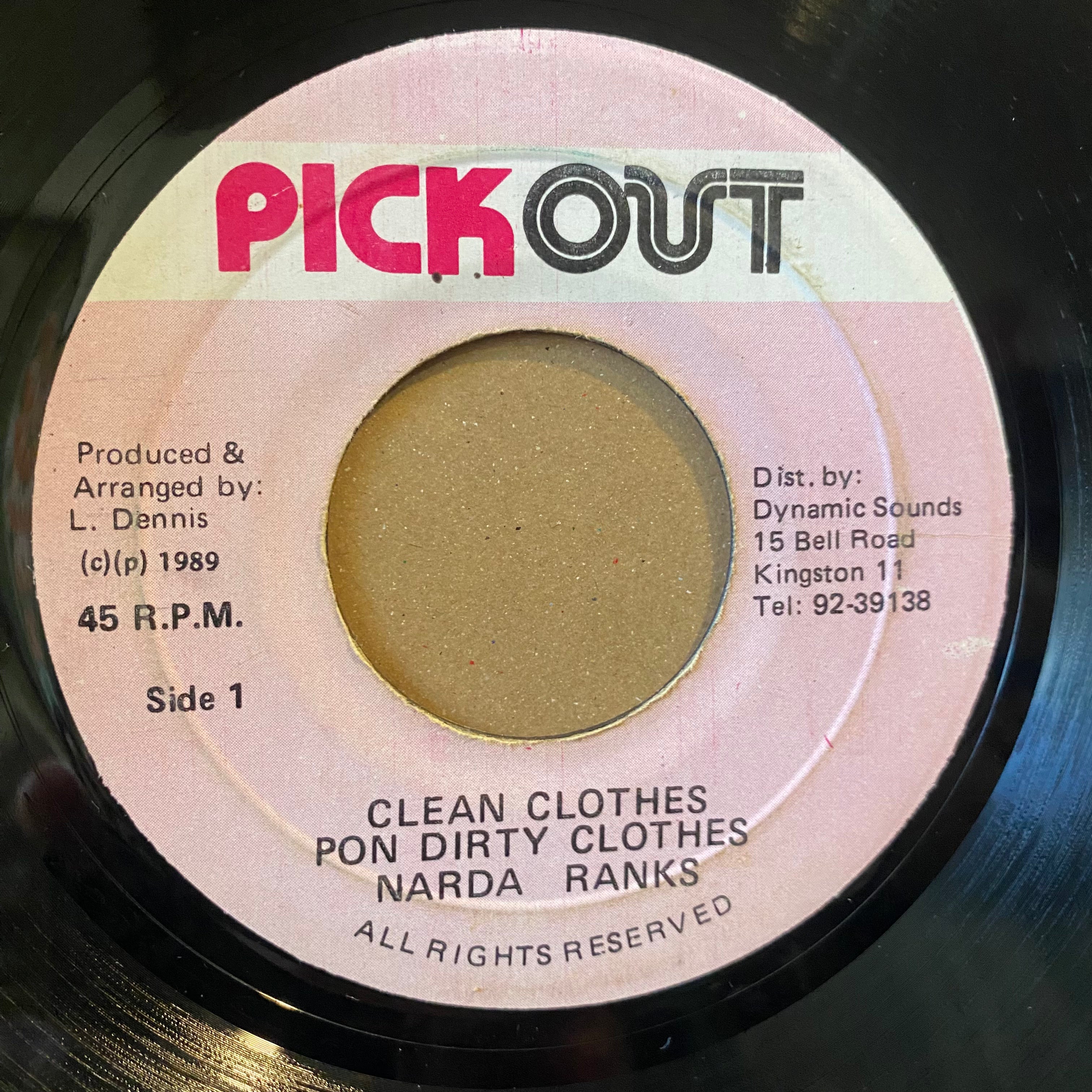 NARDA RANKS [Clean Cloths Pon Dirty Clothes]