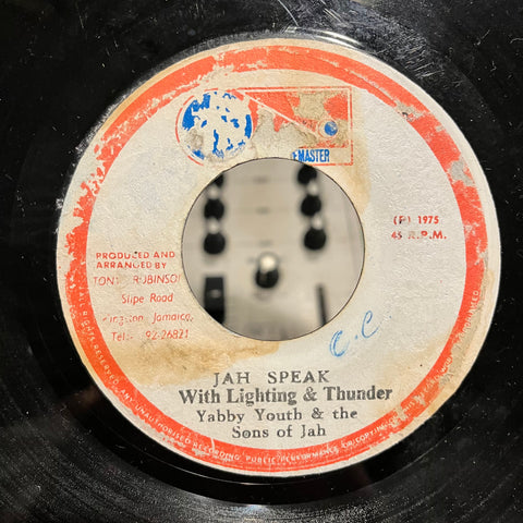 YABBY- U & THE PROPHETS [Jah Speak With Lightning Thunder]