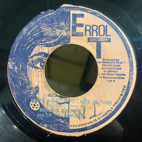 DENNIS BROWN [Hope We Get To Love In Time]