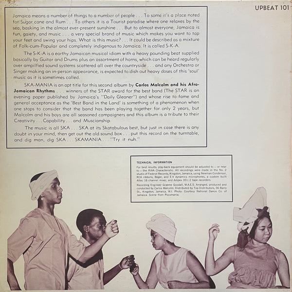 CALROS MALCOM AND HIS AFRO JAMAICAN BEATS [Ska Mania]