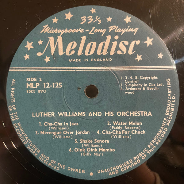 LUTHER WILLIAMS AND THE ORCHESTRA [Tropical Rhythms Of Jamaica]