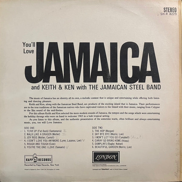 KEITH & KEN WITH THE JAMAICAN STEEL BAND [You'll Love Jamaica]