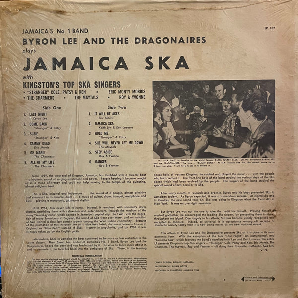 BYRON LEE AND THE DRAGONAIRES [Plays Jamaica Ska]
