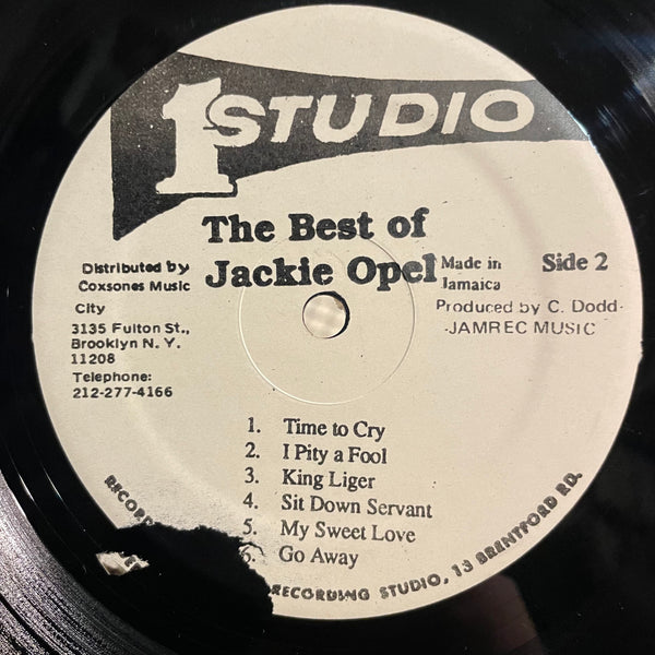 JACKIE OPEL [The Best Of Jackie Opel]