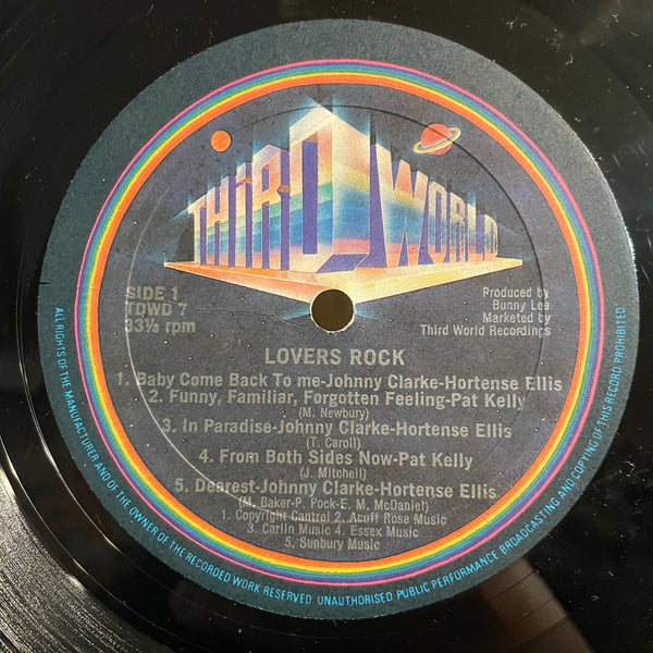 V.A.(JOHNNY CLARKE, PAT KELLY, HORTENSE ELLIS) [Lovers Rock]