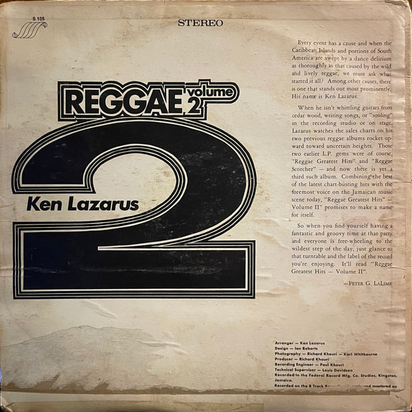 KEN LAZARUS [Reggae Greatest Hits Vol.Ⅱ]