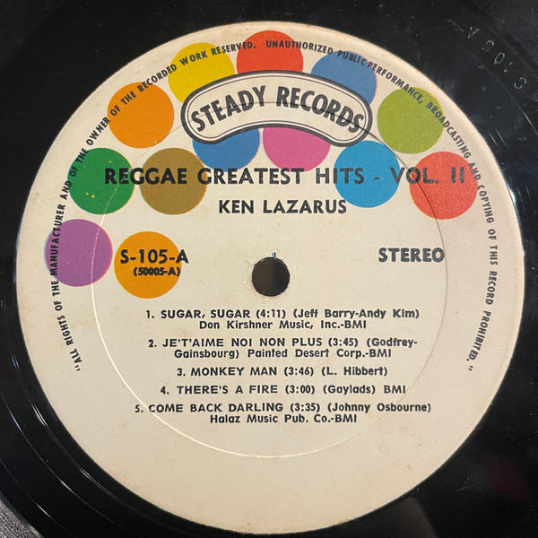 KEN LAZARUS [Reggae Greatest Hits Vol.Ⅱ]