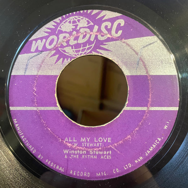 WINSTON STEWART & RHYTHM ACES  /  RHYTHM ACES [All My Love   /  Joy Bells For Independence]