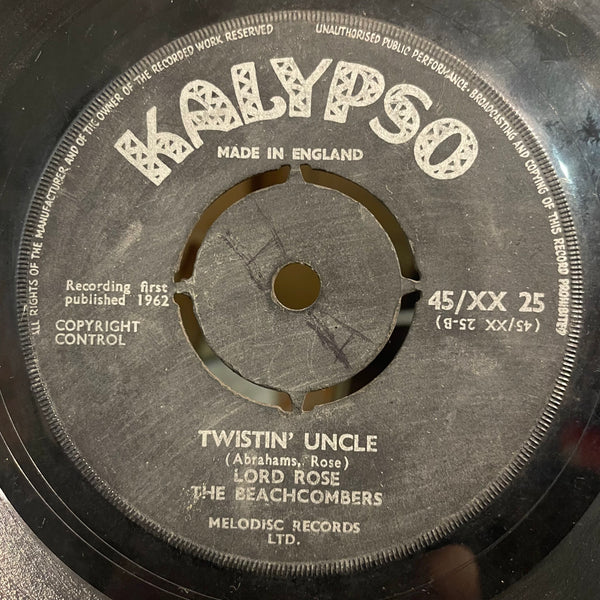 LORD ROSE  [Independent Jamaica / Twistin' Uncle]