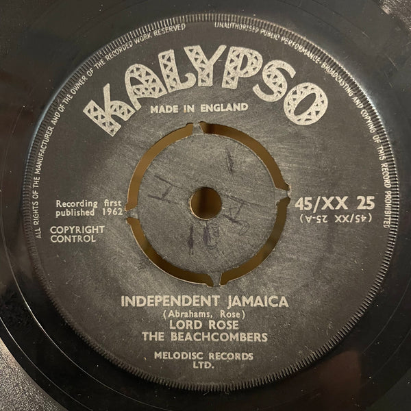 LORD ROSE  [Independent Jamaica / Twistin' Uncle]