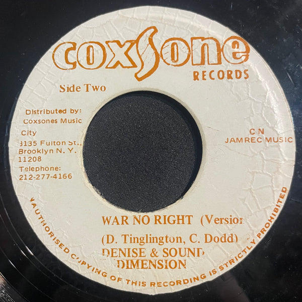 DENISE DARLINGTON [War No Right]