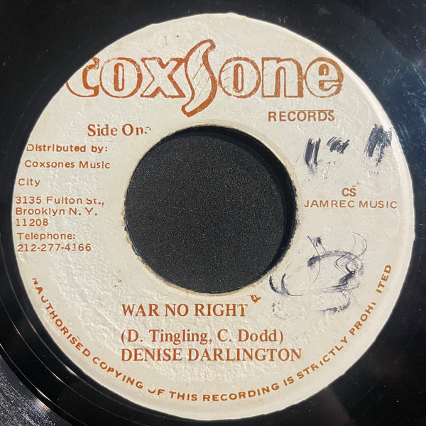 DENISE DARLINGTON [War No Right]