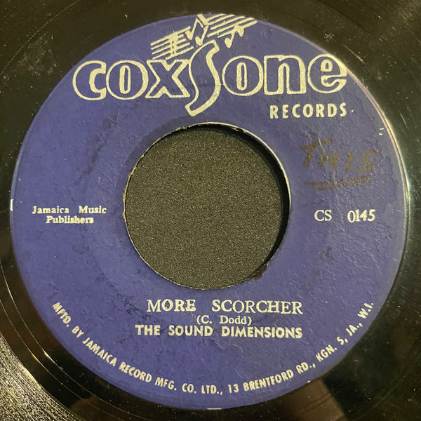 SOUND DIMENSION / COUNT MACHUKI & SOUND DIMENSION  [Holy Moses /  More Scorcher]