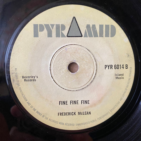 FREDERICK MCLEAN ( AS FREDDY MCKAY )  / DERRICK MORGAN [Fine Fine Fine / Court Dismissed]