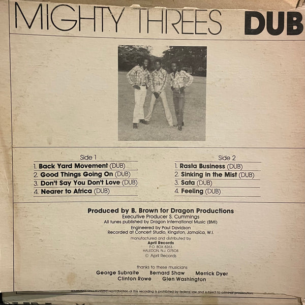THE MIGHTY THREES [Mighty Threes Dub]