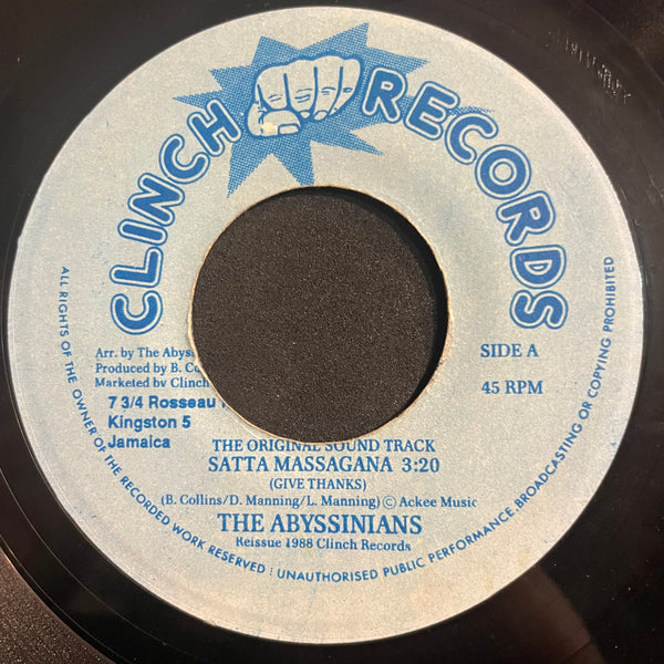 ABYSSINIANS / BONGO HERMAN [Sattamassagana / Thunder Storm]