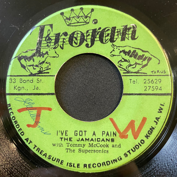 THE JAMAICANS [Things You Say You Love / I've Got A Pain]