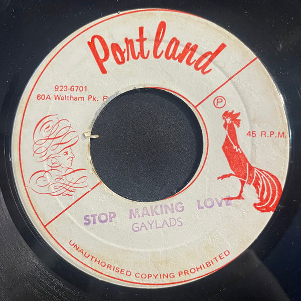 THE GAY LADS [Stop Making Love ]