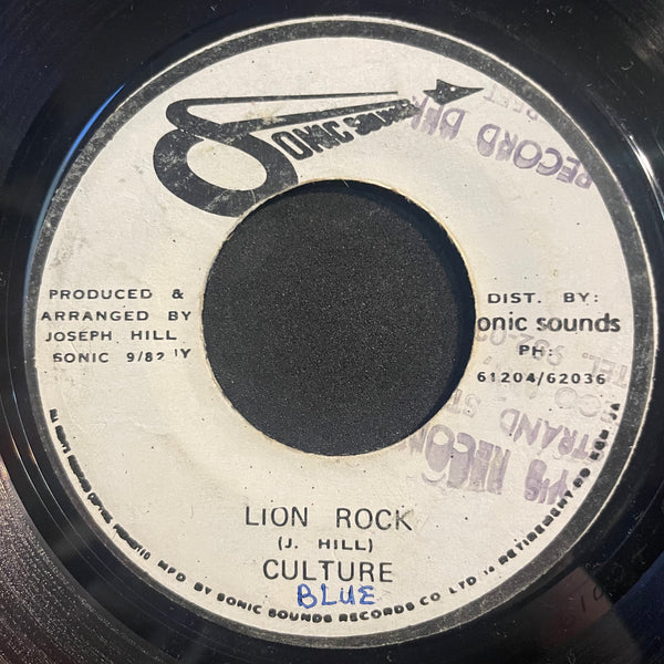 CULTURE FEATURING JOSEPH HILL [Lion Rock]