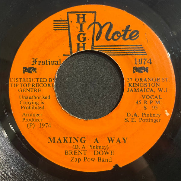 BRENT DOWE [Making A Way /  Two Side's To A  Story]