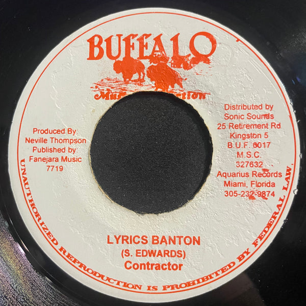 CONTRACTOR [Lyrics Banton]