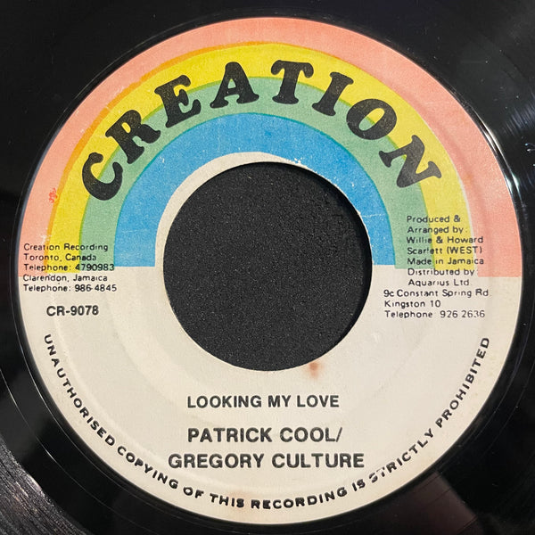 PATRICK COOL & GREGORY CULTURE [Looking My Love]
