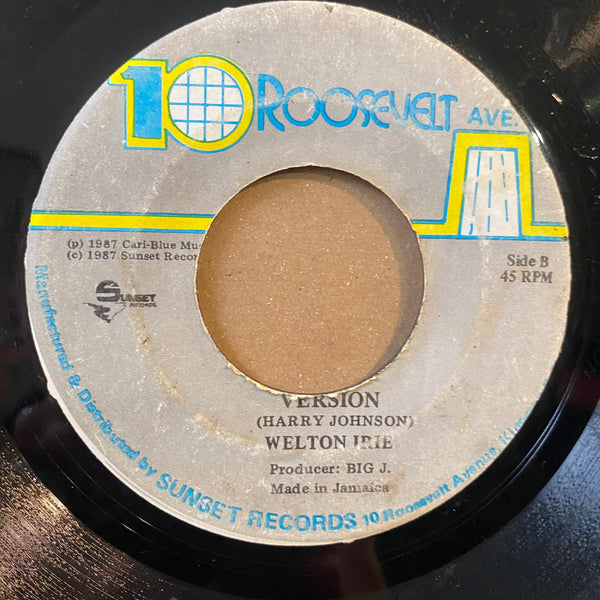 WELTON IRIE [Don't Touch The Crack]