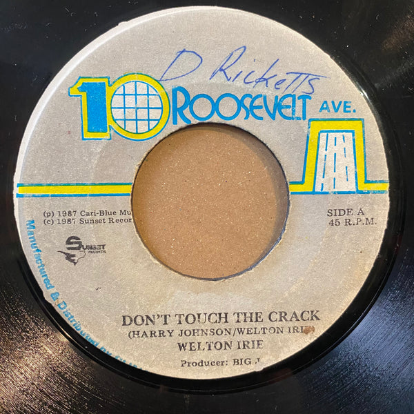 WELTON IRIE [Don't Touch The Crack]