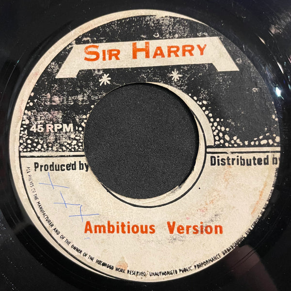 SIR HARRY [Ambitious Man]