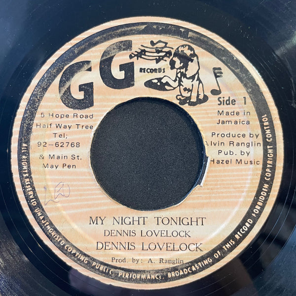 DENNIS LOVELOCK  [My Night Tonight]