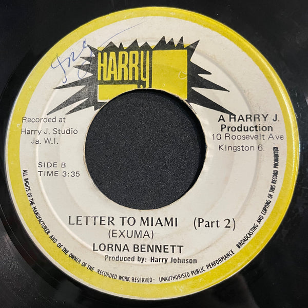 LORNA BENNETT [Letter From Miami]