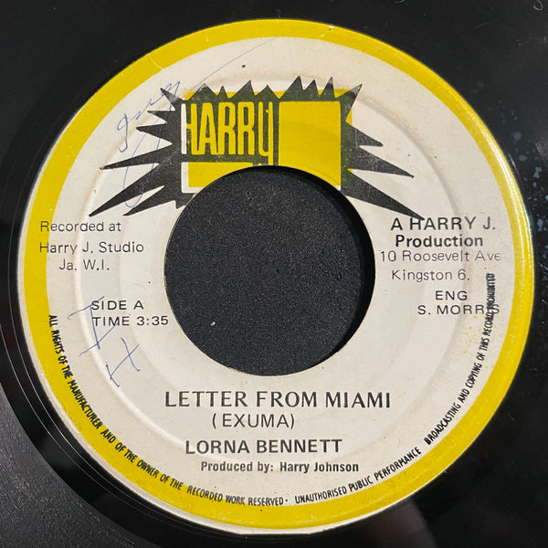 LORNA BENNETT [Letter From Miami]