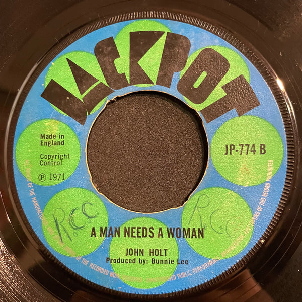 JOHN HOLT  [It's A Jam In The Street / Man Needs A Woman]