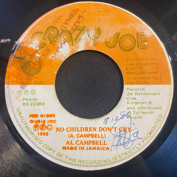 AL CAMPBELL [No Children Don't Cry]