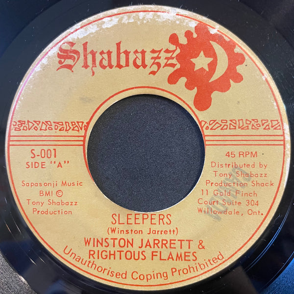 WINSTON JARRETT & RIGHTOUS FLAMES [Sleepers]