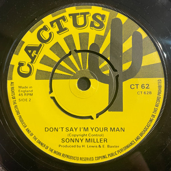 WELL PLEASED & SATISFIED / SONNY MILLER [Living In Slum / Don't Stay I'm Your Man]