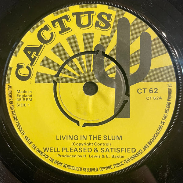 WELL PLEASED & SATISFIED / SONNY MILLER [Living In Slum / Don't Stay I'm Your Man]