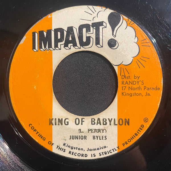 JUNIOR BYLES [King Of Babylon]