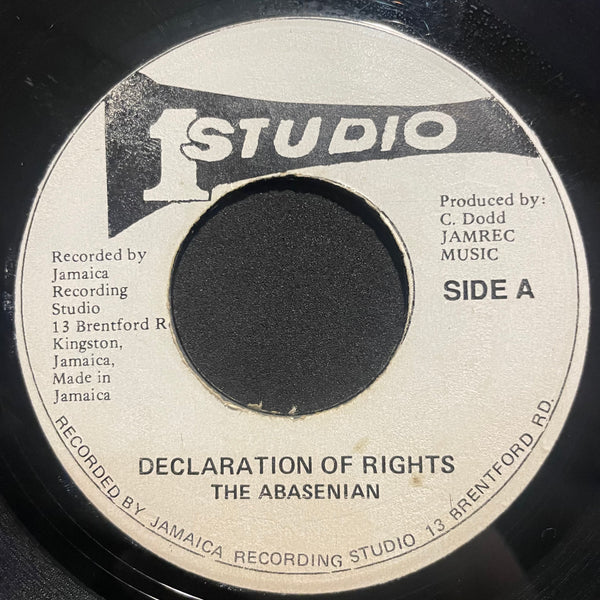 THE ABYSSINIANS  [Declaration Of Rights ]