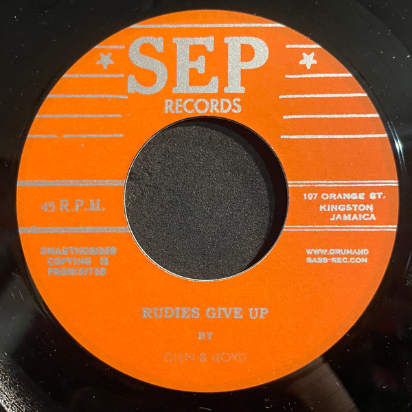 GLEN & LLOYD / BOBBY AITKEN & THE CARIB BEATS [Rudies Give Up / Orange Street Special]