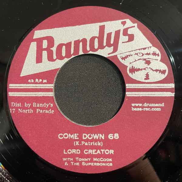 LORD CREATOR [Such Is Life / Come Down 68]