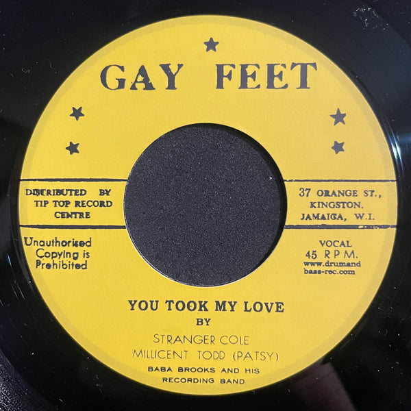 MILLICENT TODD (PATSY) / JO JO BENNETT & THE FUGITIVES [You Took My Love / Living Soul]