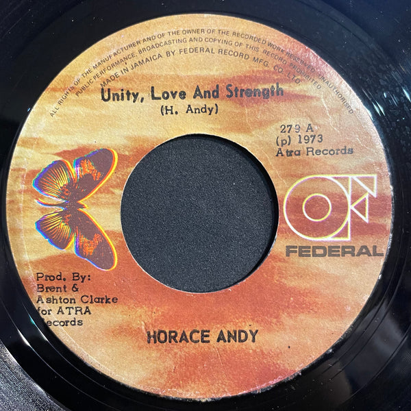 HORACE ANDY [Unity,Love & Straighth / I Stand Before You]