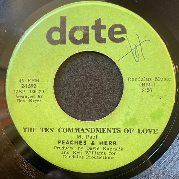 PEACHES & HERB [What A Lovely Way / The Ten Commandments Of Love]
