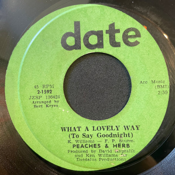 PEACHES & HERB [What A Lovely Way / The Ten Commandments Of Love]