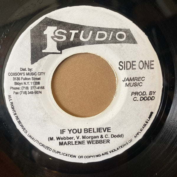 MARLENE WEBBER [If You Believe]