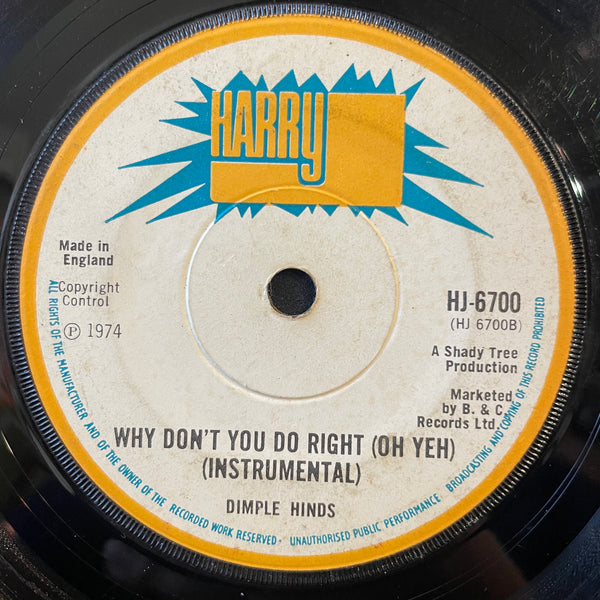 DIMPLES HINDS [Why Don't You Do Right (Oh Yeh)]
