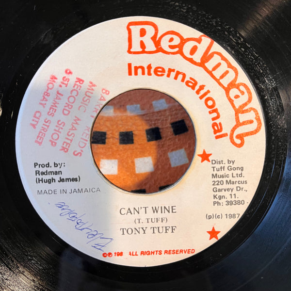 TONY TUFF [Can't Wine]
